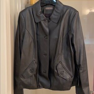 Genuine Soft 💯% Leather Kate Hill Jacket NWOT